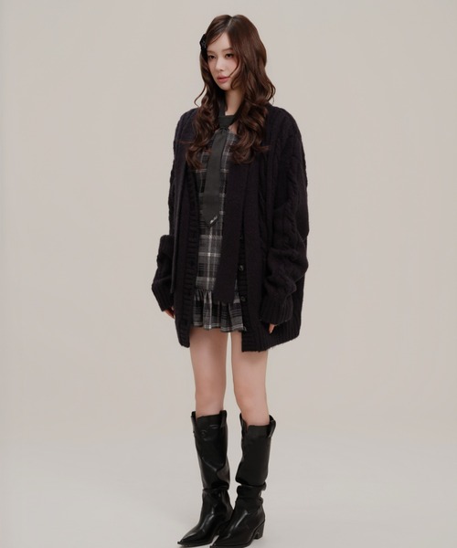 Silentand カーディガン Merci Wrap Knit Cardigan レディース