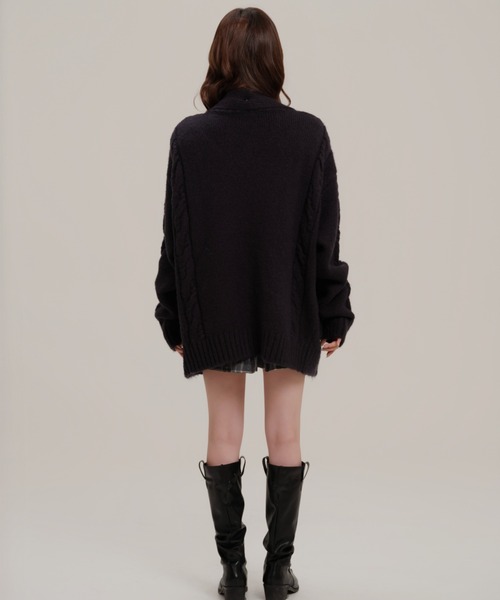トップス silentand Merci Wrap Knit Cardigan Silentand カーディガン Merci Wrap Knit Cardigan レディース