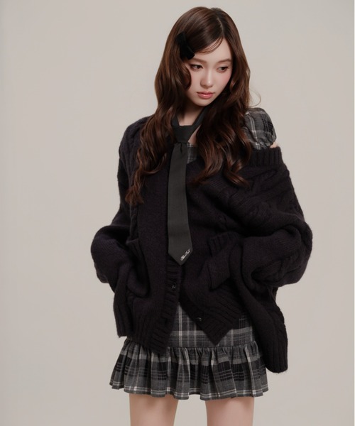 Silentand カーディガン Merci Wrap Knit Cardigan レディース
