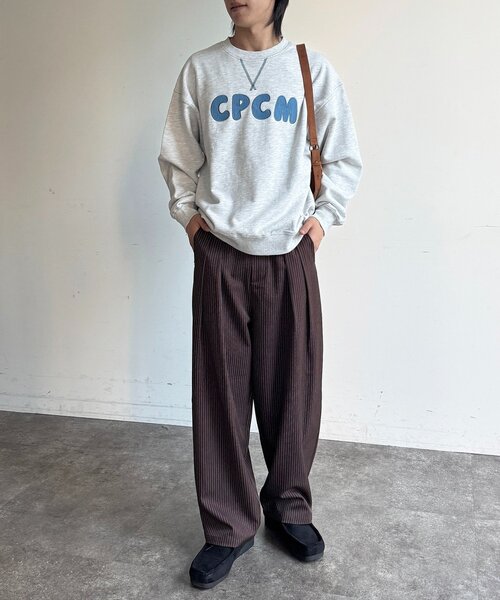 CPCM（シーピーシーエム） tシャツ CPCMパッチロゴスウェット メンズ