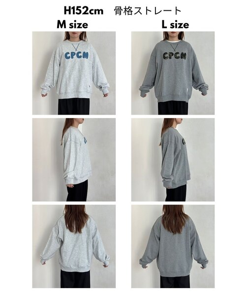 CPCMスウエット CPCM（シーピーシーエム） tシャツ CPCMパッチロゴスウェット メンズ