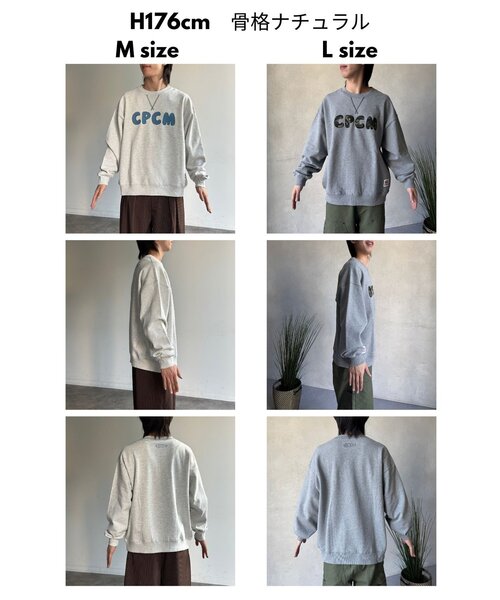 CPCM（シーピーシーエム） tシャツ CPCMパッチロゴスウェット メンズ