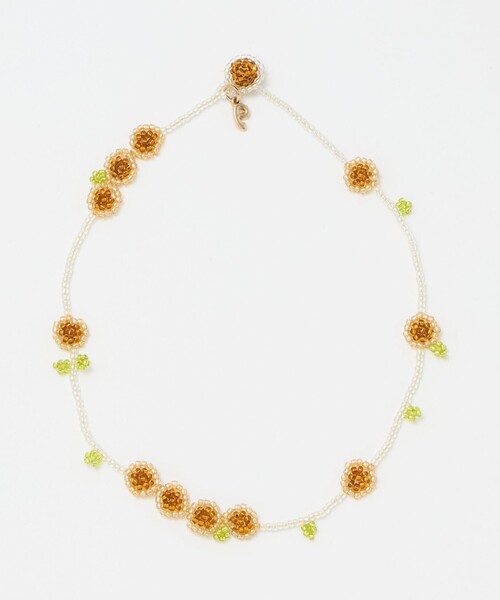 STEVEN ALAN（スティーブンアラン） ネックレス 「Pura Utz」BROWN