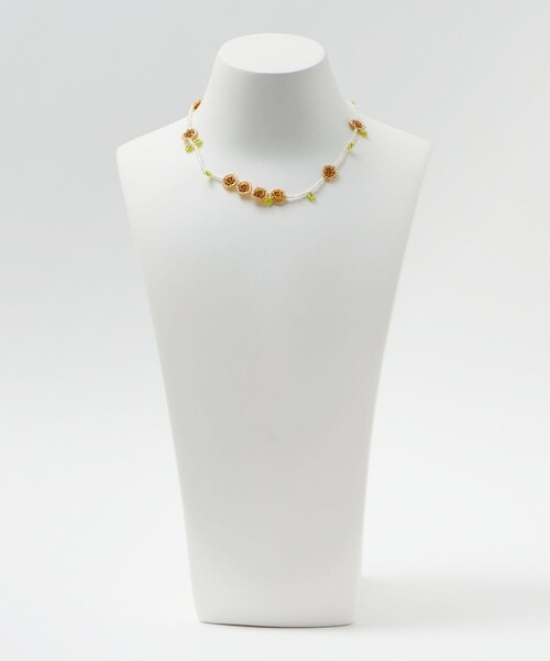 STEVEN ALAN（スティーブンアラン） ネックレス 「Pura Utz」BROWN 