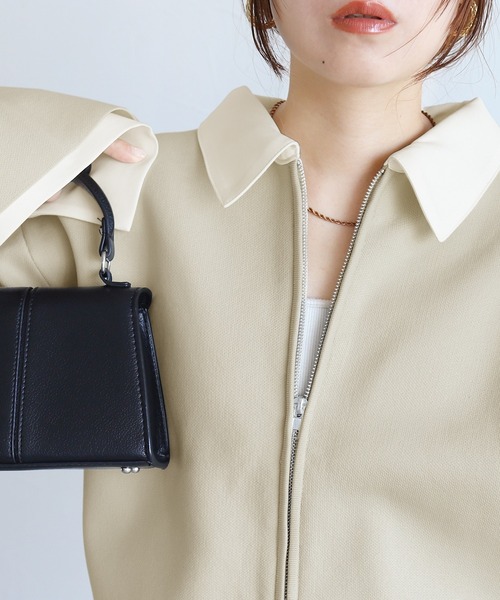 Ｒeeさん専用 ルネダブルジップカーディガン 即購入OK!】Rene ルネ フロントジップ ダブルジップカーディガン 34号