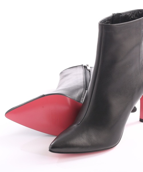 「SEVEN TWELVE THIRTY」 ショートブーツ 24cm ブラック レディース_画像6