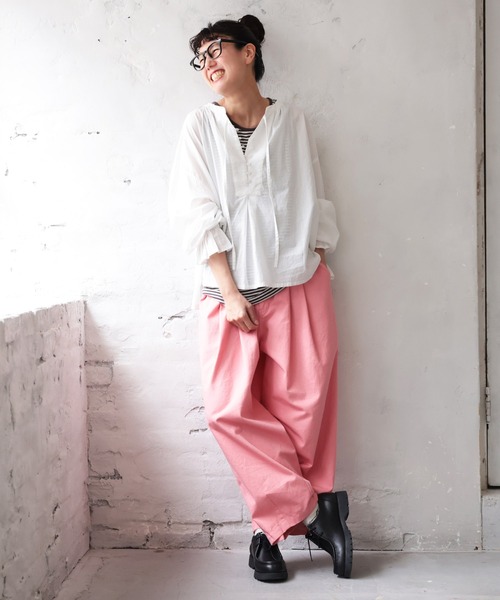 「soulberry」 ノースリーブトップス LL コーラルピンク レディース_画像6