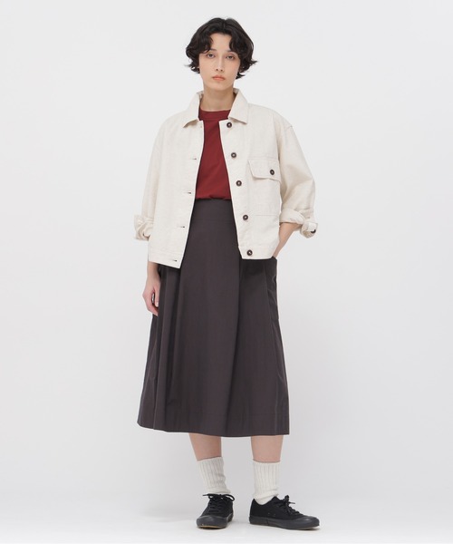 MHL.（エムエイチエル） スカート WASHED COTTON POPLIN : ZOZOTOWN