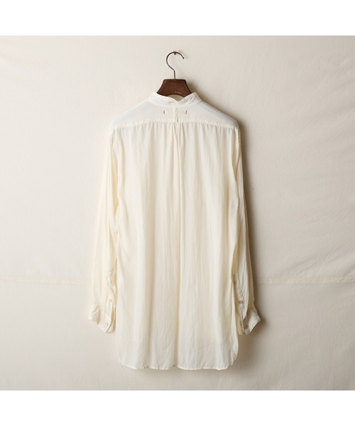 suzuki takayuki（スズキタカユキ） シャツ standing-collar shirt