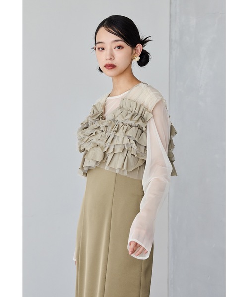 「niana」 セットアップ M ベージュ レディースの画像