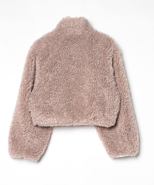 H BEAUTY&YOUTH UNITED ARROWS フェイクファーショート ブルゾン 