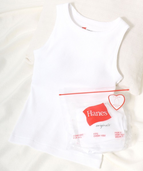 Hanes（ヘインズ） タンクトップ ノースリーブ originals アメリカン