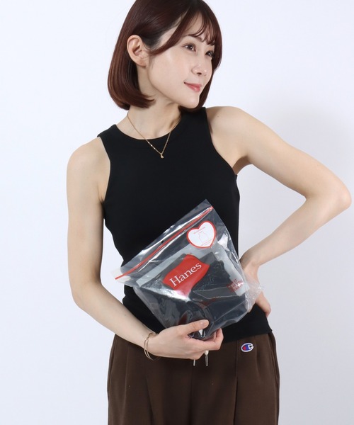 Jacquemes ノースリーブ Hanes（ヘインズ） タンクトップ ノースリーブ originals アメリカン