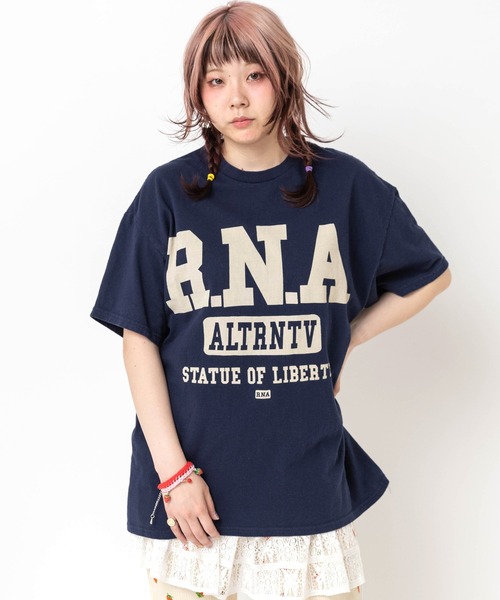 tシャツ M2678 RNAロゴプリントTEE レディースの画像