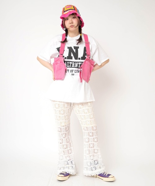 tシャツ M2678 RNAロゴプリントTEE レディースの画像