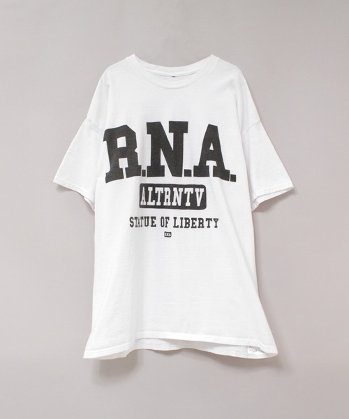 RNA（アールエヌエー） tシャツ M2678 RNAロゴプリントTEE レディース