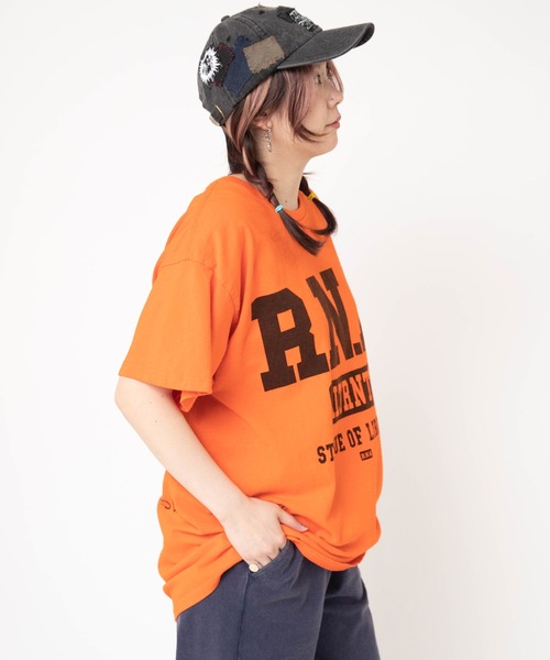 tシャツ M2678 RNAロゴプリントTEE レディースの画像