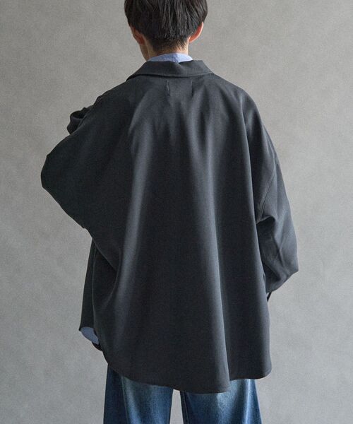 「CRAFT STANDARD BOUTIQUE」 長袖シャツ L チャコールグレー メンズ_画像4