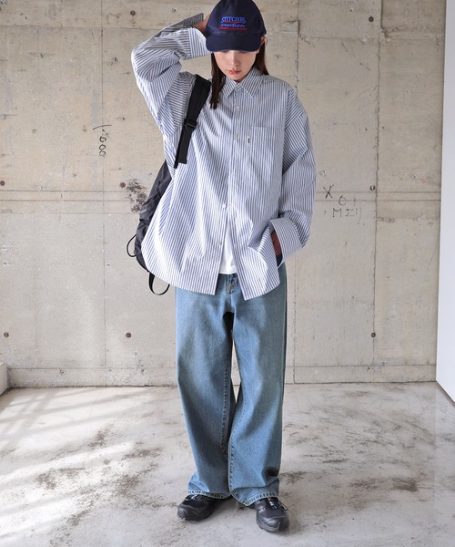 「ANME」 デニムパンツ L オフホワイト レディース_画像2