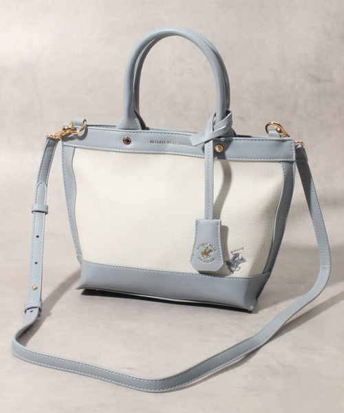 「BEVERLY HILLS POLO CLUB」 2WAYバッグ FREE グレー レディース_画像6