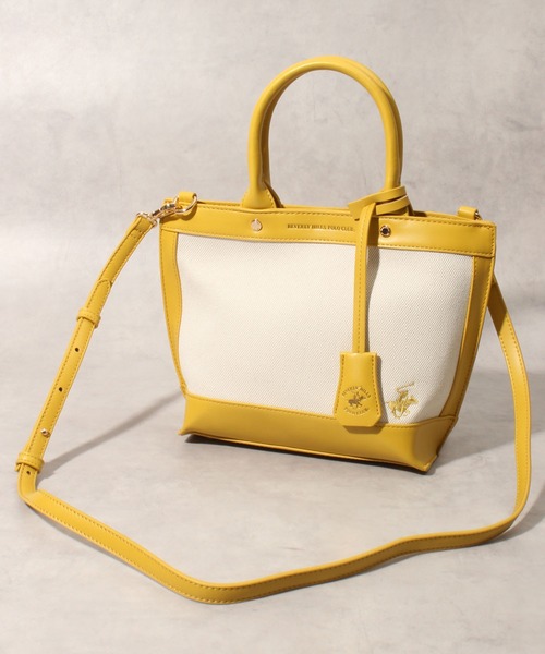 「BEVERLY HILLS POLO CLUB」 2WAYバッグ FREE グレー レディース_画像8