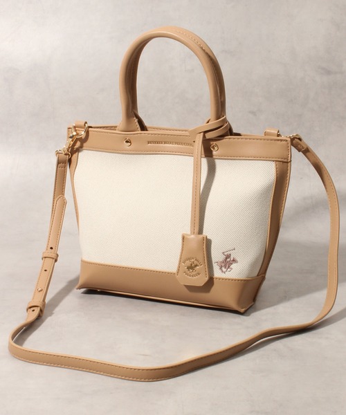 「BEVERLY HILLS POLO CLUB」 2WAYバッグ FREE グレー レディース_画像9