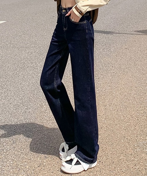 「DAY CLOSET」 デニムパンツ L ブルー レディース_画像2