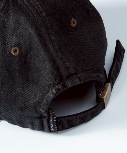 SURGERY キャップ 帽子 「SURGERY」surgery destroyed denim cap