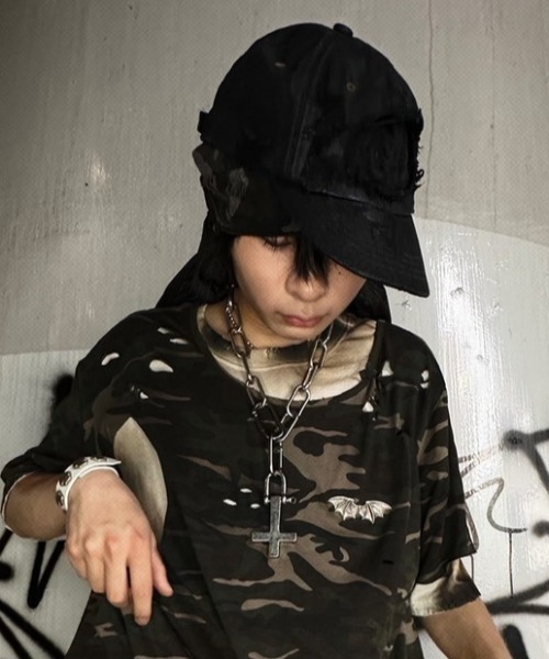 SURGERY キャップ 帽子 メンズ 「SURGERY」surgery destroyed denim