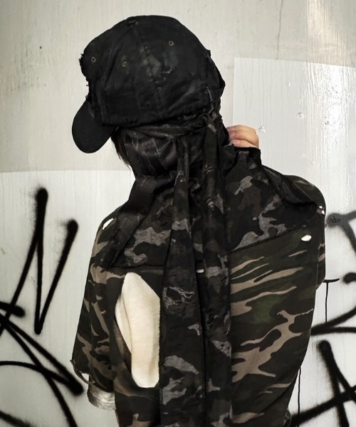 SURGERY キャップ 帽子 「SURGERY」surgery destroyed denim cap