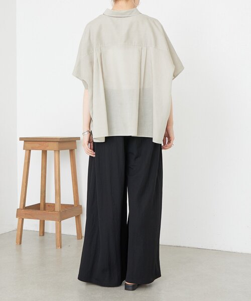 最終お値下げ☆BEARDSLEY「ポンチョ」と「シャツ」のセット BEARDSLEY（ビアズリー） ブラウス シャツ ポンチョシャツ レディース