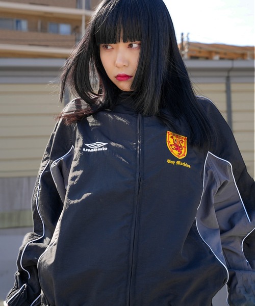 umbro（アンブロ） ナイロンブルゾン L ブラック メンズ : ZOZOTOWN