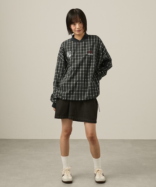 「Snap club」 長袖カットソー L グリーン レディース_画像9