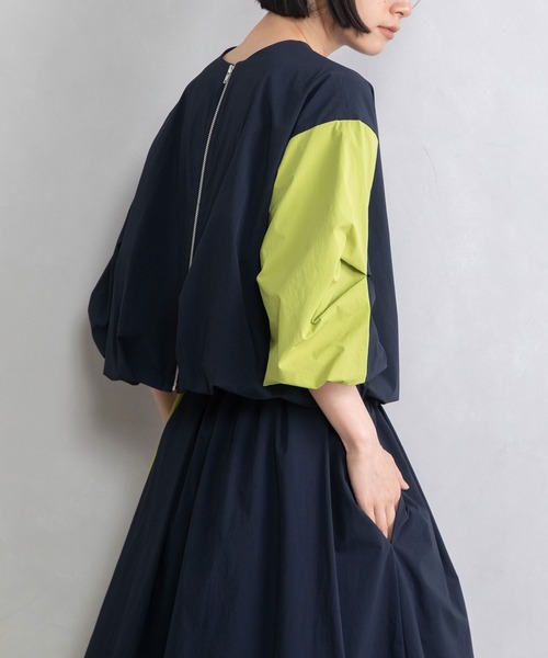 「MARECHAL TERRE」 ブルゾン MEDIUM ネイビー レディース_画像2