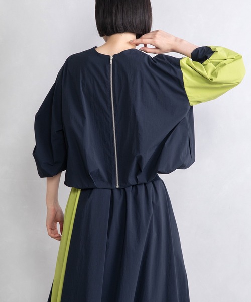 「MARECHAL TERRE」 ブルゾン MEDIUM ネイビー レディース_画像3