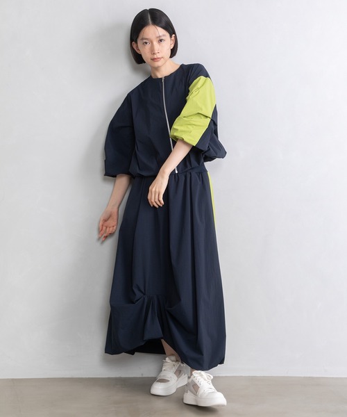 「MARECHAL TERRE」 ブルゾン MEDIUM ネイビー レディース_画像6