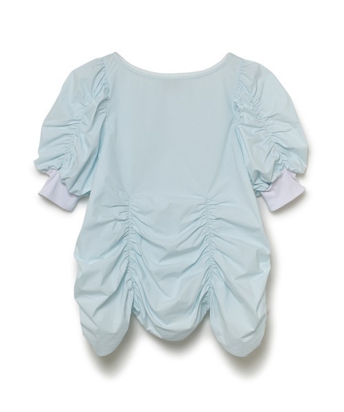 SORIN（ソリン） ブラウス シャツ 半袖 Puffed Sleeves Gathered