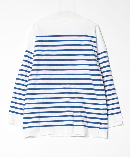 ORCIVAL　カットソー　ストライプ 長袖トップス 白/青 ORCIVAL（オーシバル） 長袖Tシャツ 7 ホワイト系その他 メンズ