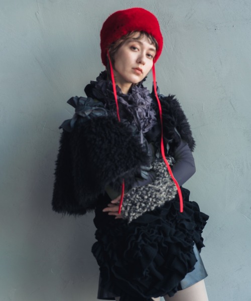 「ORIENT MILLINERY」 帽子 FREE グリーン レディース_画像7