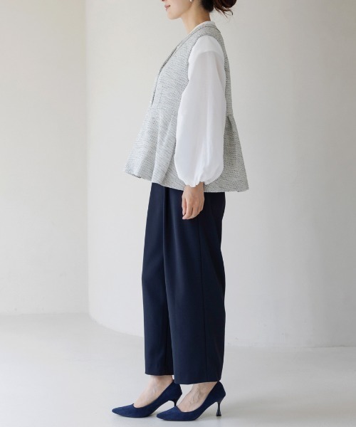 「Sono」 ベスト F ダークネイビー レディース_画像7