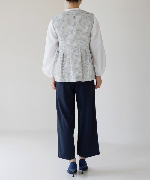 「Sono」 ベスト F ダークネイビー レディース_画像8