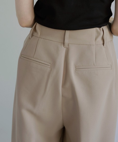 「LIAN」 スラックス MEDIUM チャコールグレー レディース_画像7