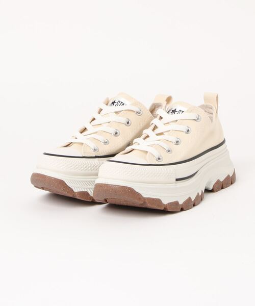「CONVERSE」 ローカットスニーカー 23cm オレンジ レディース_画像2