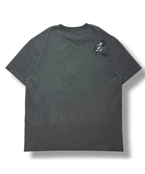 「JUNKSOUL」 半袖Tシャツ X-LARGE チャコールグレー メンズ_画像4