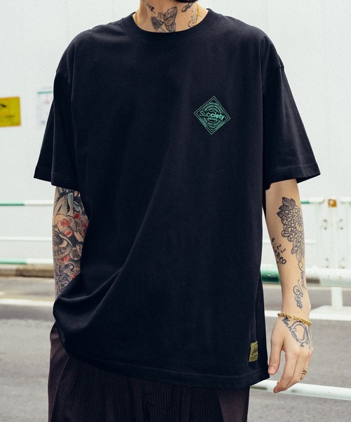 「Subciety」 半袖Tシャツ LARGE レッド メンズ_画像8
