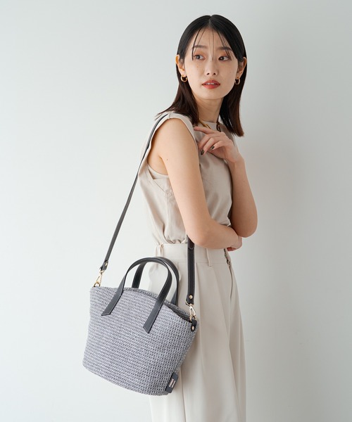 「russet」 2WAYバッグ FREE グレー レディース_画像3