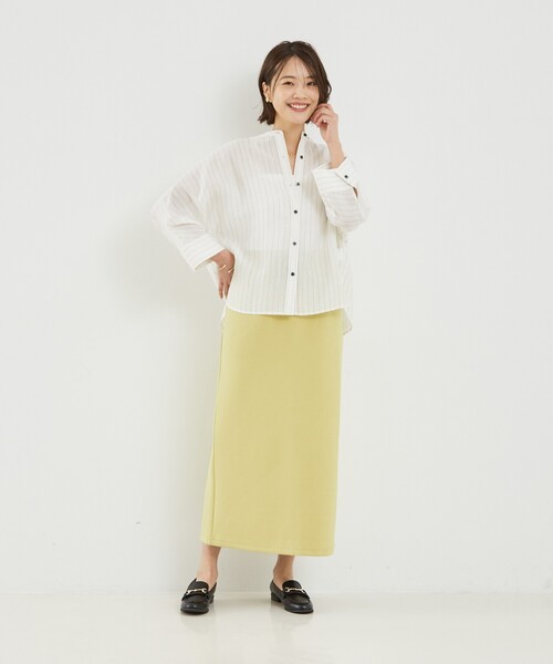 「abahouse mavie」 長袖ブラウス フリー スモークピンク レディース_画像5