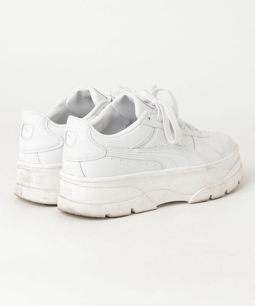 「PUMA」 ローカットスニーカー 25.5cm ホワイト レディース_画像2