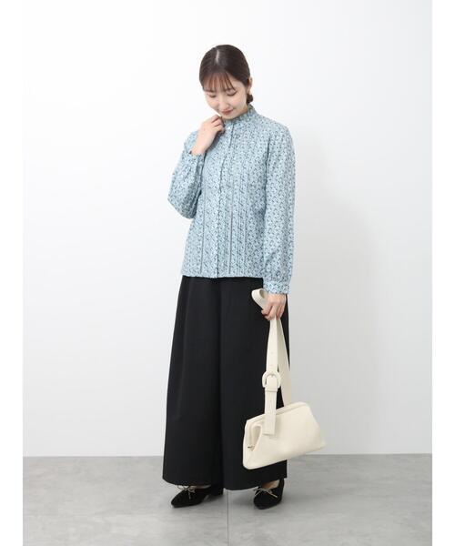 「Te chichi TERRASSE」 長袖ブラウス F ネイビー レディース_画像8