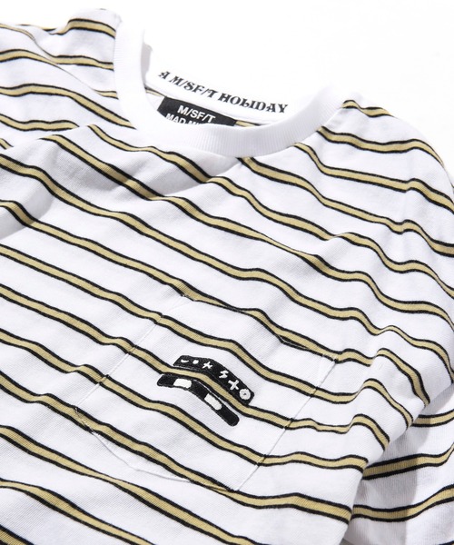 新品国産 tシャツ Tシャツ) ZOZOTOWN PayPayモール店 - 通販 - PayPayモール Tシャツ M/SF/T Stripe Tee (ミスフィット ストライプ お得HOT